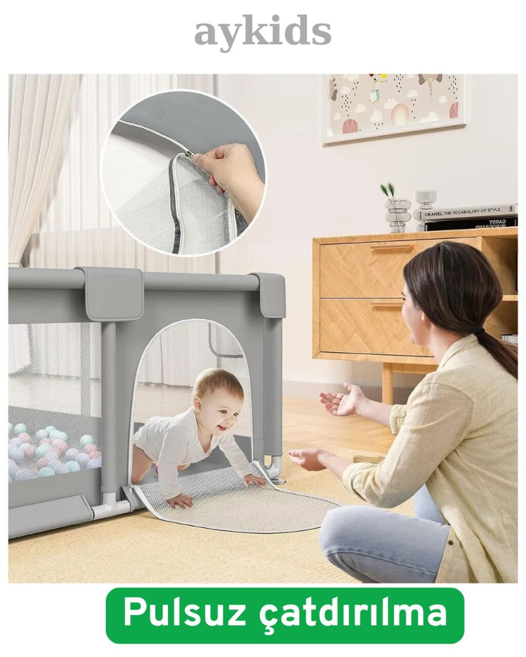 Aykids Uşaq Oyun Parkı Körpənizin təhlükəsiz şəkildə — Manequinlər, Bakı (4)