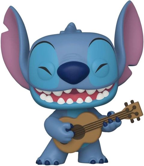 Kolleksiya fiquru Funko Pop Disney Lilo & Stitch Stitch ukulele ilə, 10,2 sm - 00-00047231 — Bakı