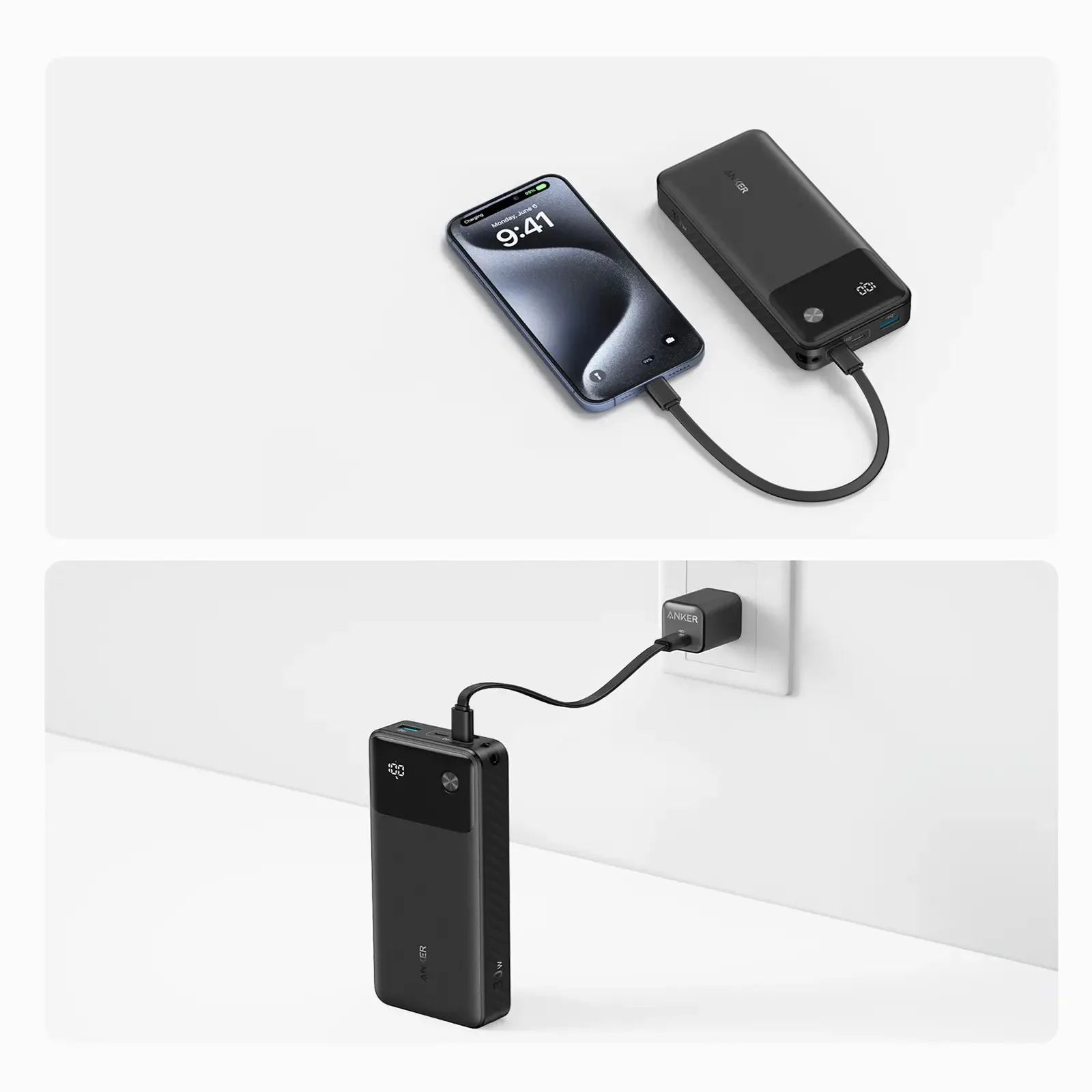 Power bank Anker A1384 20000mAh 30W (A1384H21) — Mallar, Bakı (3)