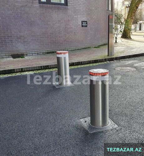 Yerden cixan şlaqbaum (bollard) sistem — Ağıllı ev və təhlükəsizlik, Bakı (2)
