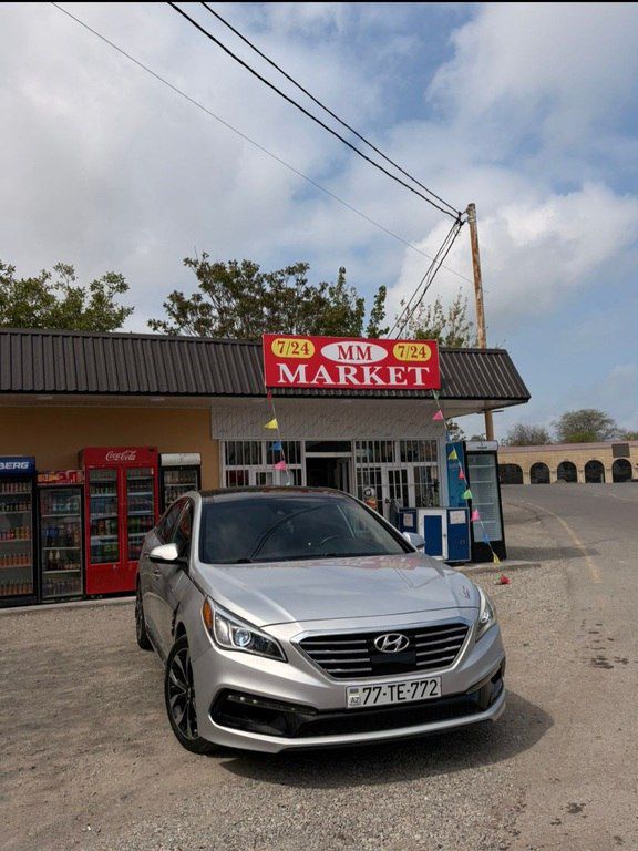 Hyundai Sonata, 2.0 L, 2014 il, 180 000 km — Avtomobillər, Şəmkir (3)