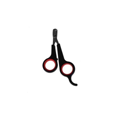 Qayçı Lepus itlər və pişiklər üçün, 12x6 sm, qırmızı/qara, plastik/paslanmayan polad — Bakı