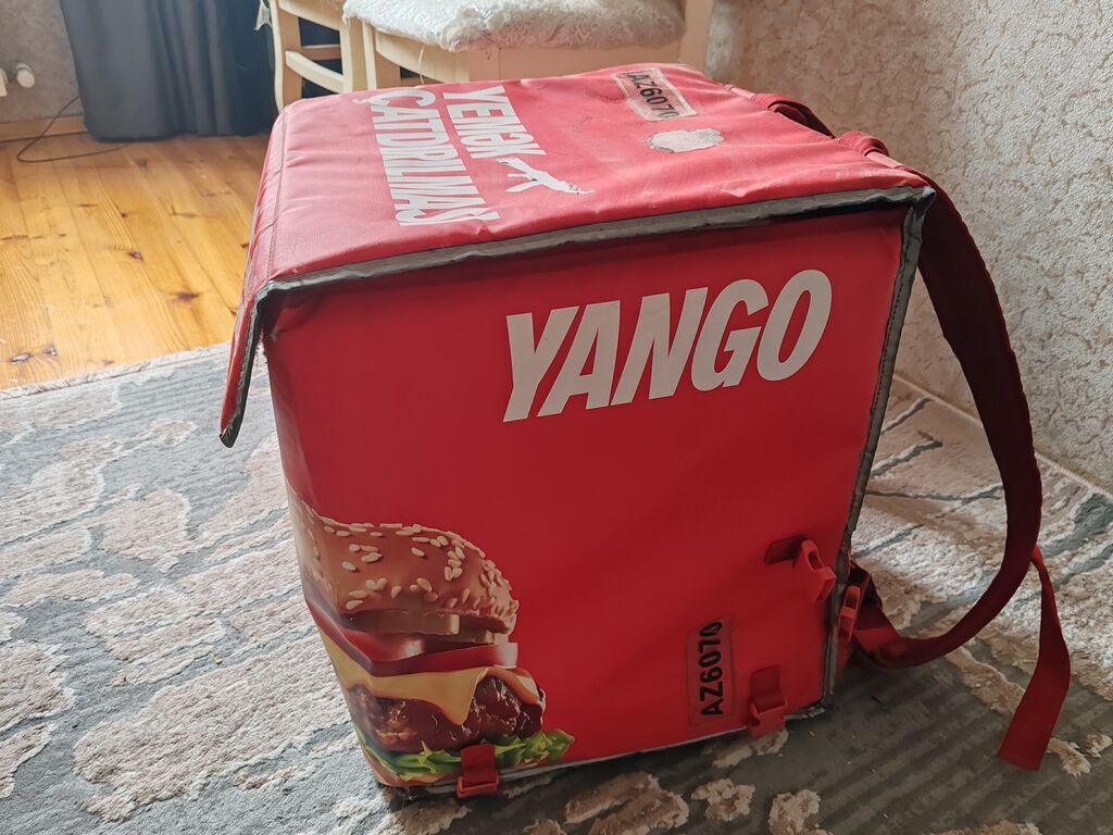 Yemək çatdırılması üçün termo kürək çantası – Yango brendi — Digər, Sumqayıt (2)