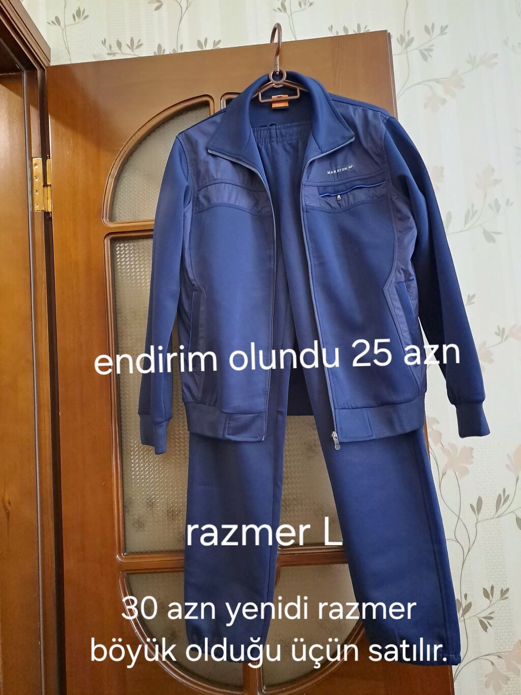 İdman dəsti, Maraton, L, rəng - Mavi — İdman geyimi, Bakı (2)