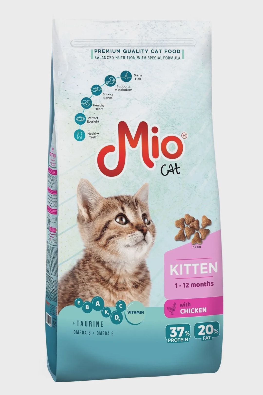 Pişik balaları üçün quru yem Mio Cat toyuq dadı ilə, 15 kq — Mallar, Bakı