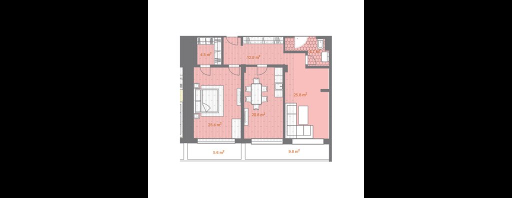 Satılır 3 otaqlı yeni tikili 134 m² — Mənzil, Bakı (7)