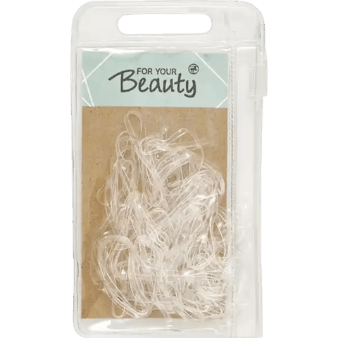Saç üçün rezin dəsti For your beauty, 60 əd, şəffaf — Bakı