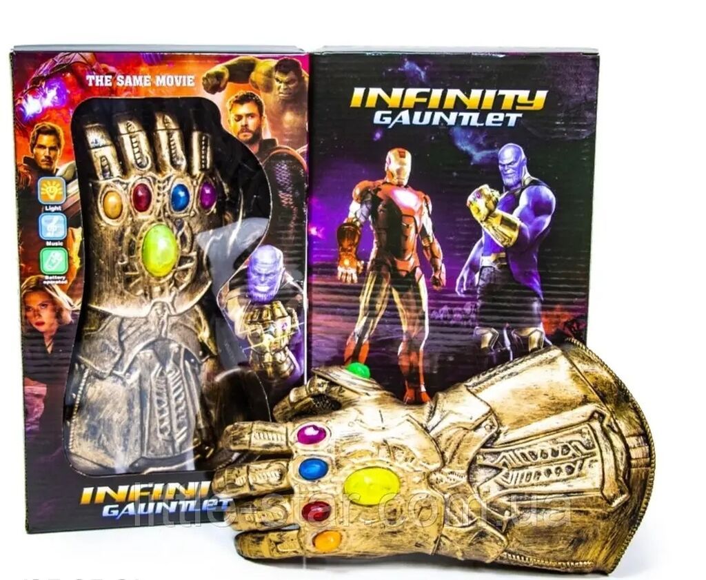 Musiqili və İşıqlı Thanos "Sonsuzluq Əlcəyi" Oyuncağı — Trend — Oyun dəstləri, Güzdək (10)