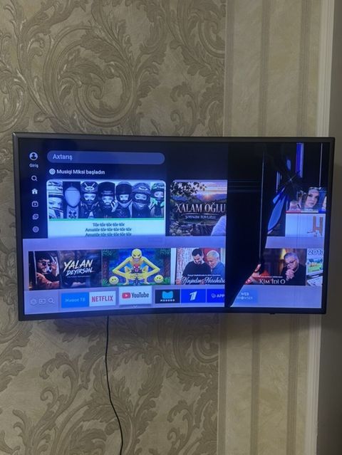İşlənmiş Televizor Samsung LED ekran 55" Ünvandan götürmə — Bakı
