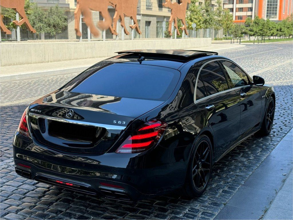Mercedes S 63 AMG 4MATIC+, 4.0 L, 2018 il, 150 000 km — Avtomobillər, Bakı (8)