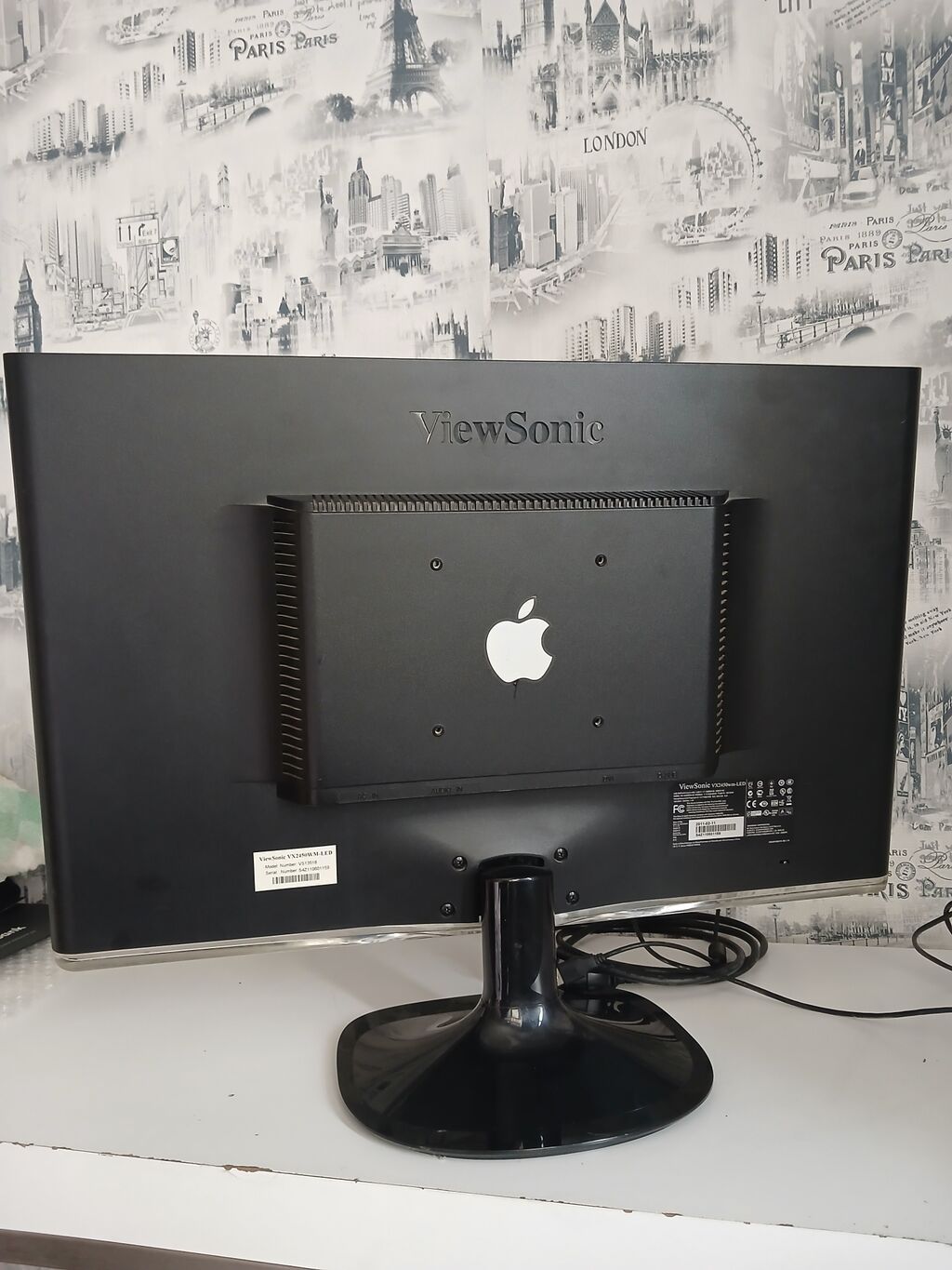 ViewSonic VX2450wm-LED monitor - Ekran: 24 düym (60 sm), LED arxa — Monitorlər, Bakı (5)
