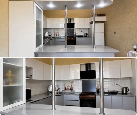 Endirim olundu Mətbəx mebeli satılır – 450₼. Ölçülər: - 2.77 m — Bakı