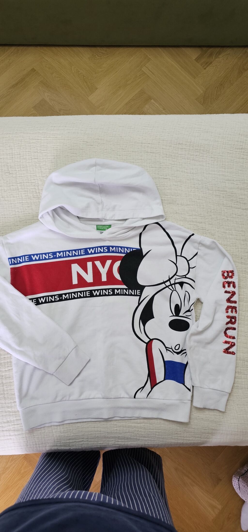 Uşaq üçün kapüşonlu sweatshirt - Brend: United Colors of Benetton x — Uşaq geyimi, Bakı