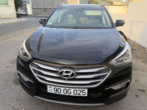 Hyundai Santa Fe, 2.0 L, 2017 il, 133 000 km — Bakı