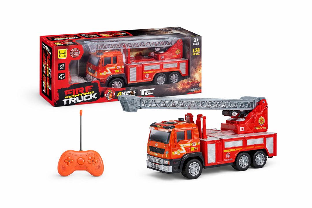 Yanğınsöndürən maşın Fire Fighting Track, qırmızı, 3-5 yaş, qırmızı — Mallar, Bakı (2)