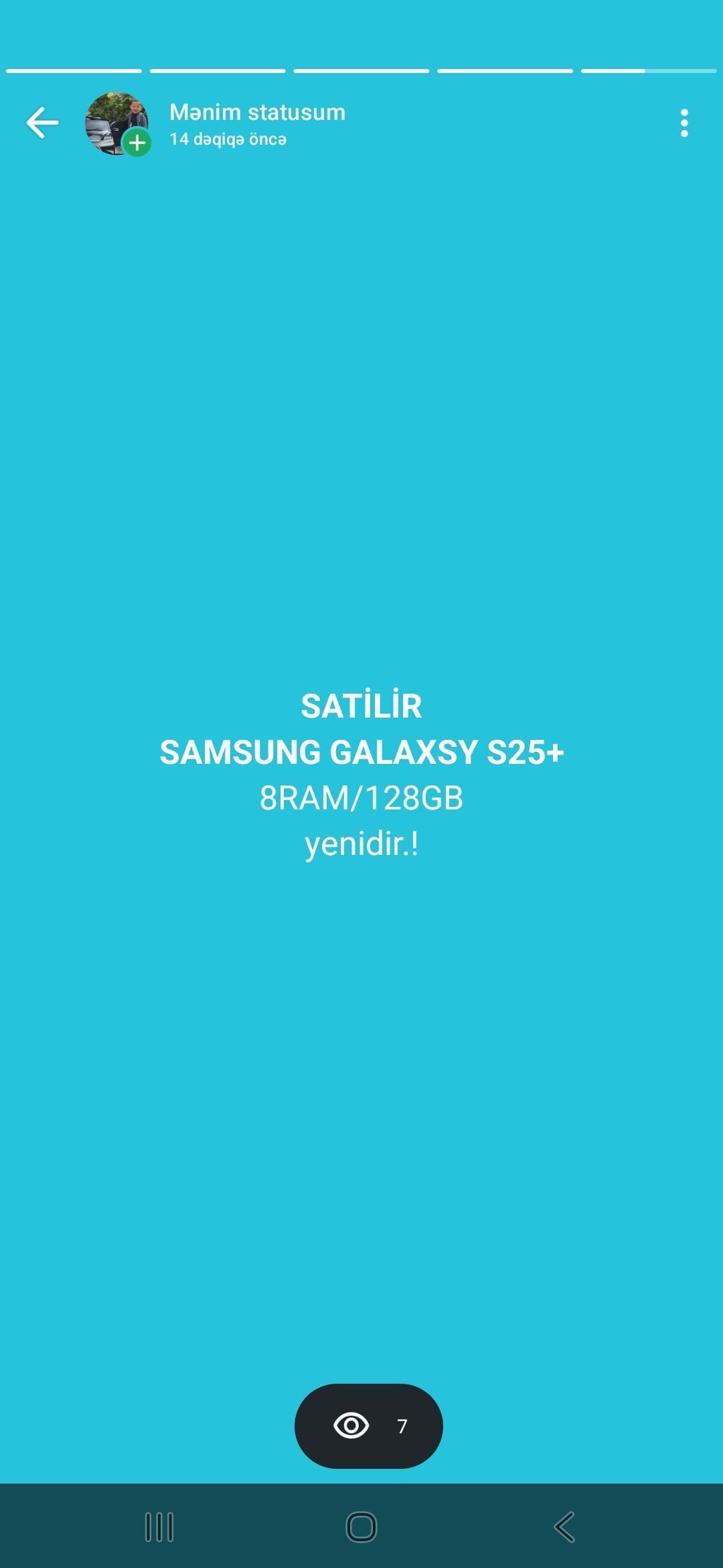 Samsung Galaxy S25 Plus, 128 GB, rəng - Mavi, İki sim kartlı — Samsung, Bakı (5)