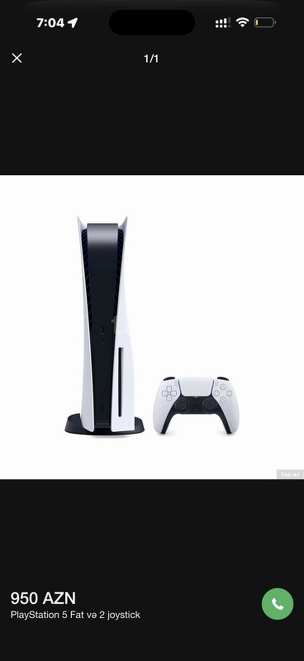 PlayStation 5 (Diskli versiya, “Fat” korpus) + 2 ədəd DualSense — Oyun konsolları, Bakı