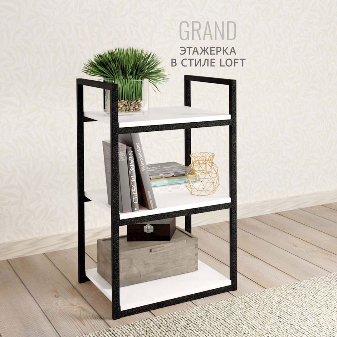 Etajerka, Ldsp, ağ basmanaxış 75x40x40 sm — Mallar, Bakı (2)