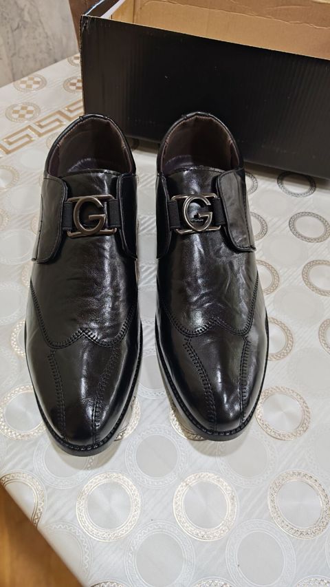 Kişi klassik ayaqqabıları - Rəng: qara - Model: monk-strap üslubunda — Bakı
