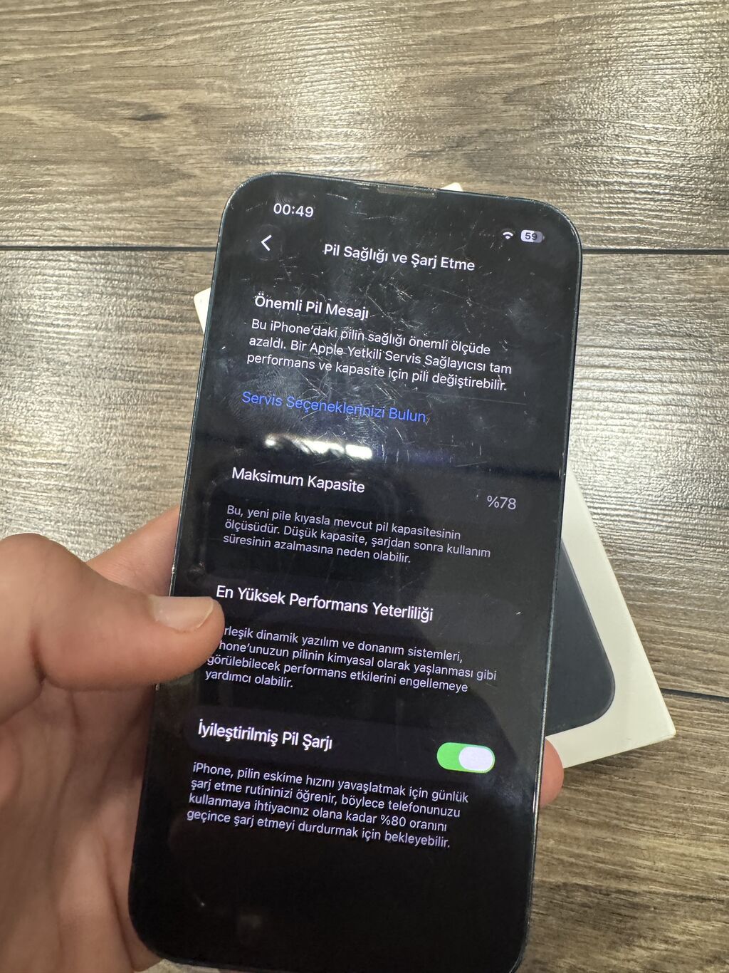 IPhone 13, 128 GB, Midnight, Face ID, Sənədlərlə — Apple iPhone, Bakı (6)