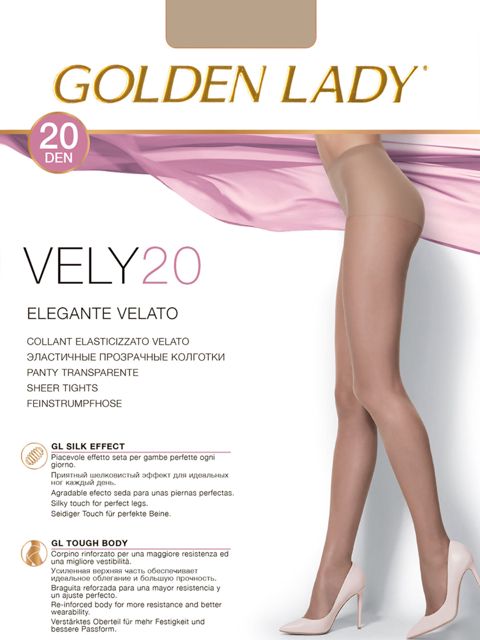 Kolqotqa Golden Lady Vely, 20den, qaralma rəngi, ölçü 5(XL) — Bakı