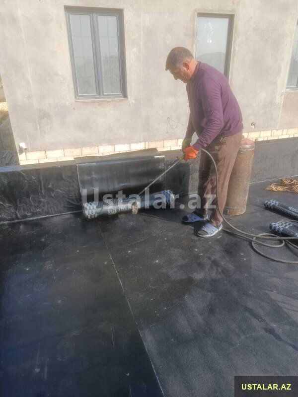 Tol və izolyasiya işləri — Dam və örtüklər, Bakı (5)