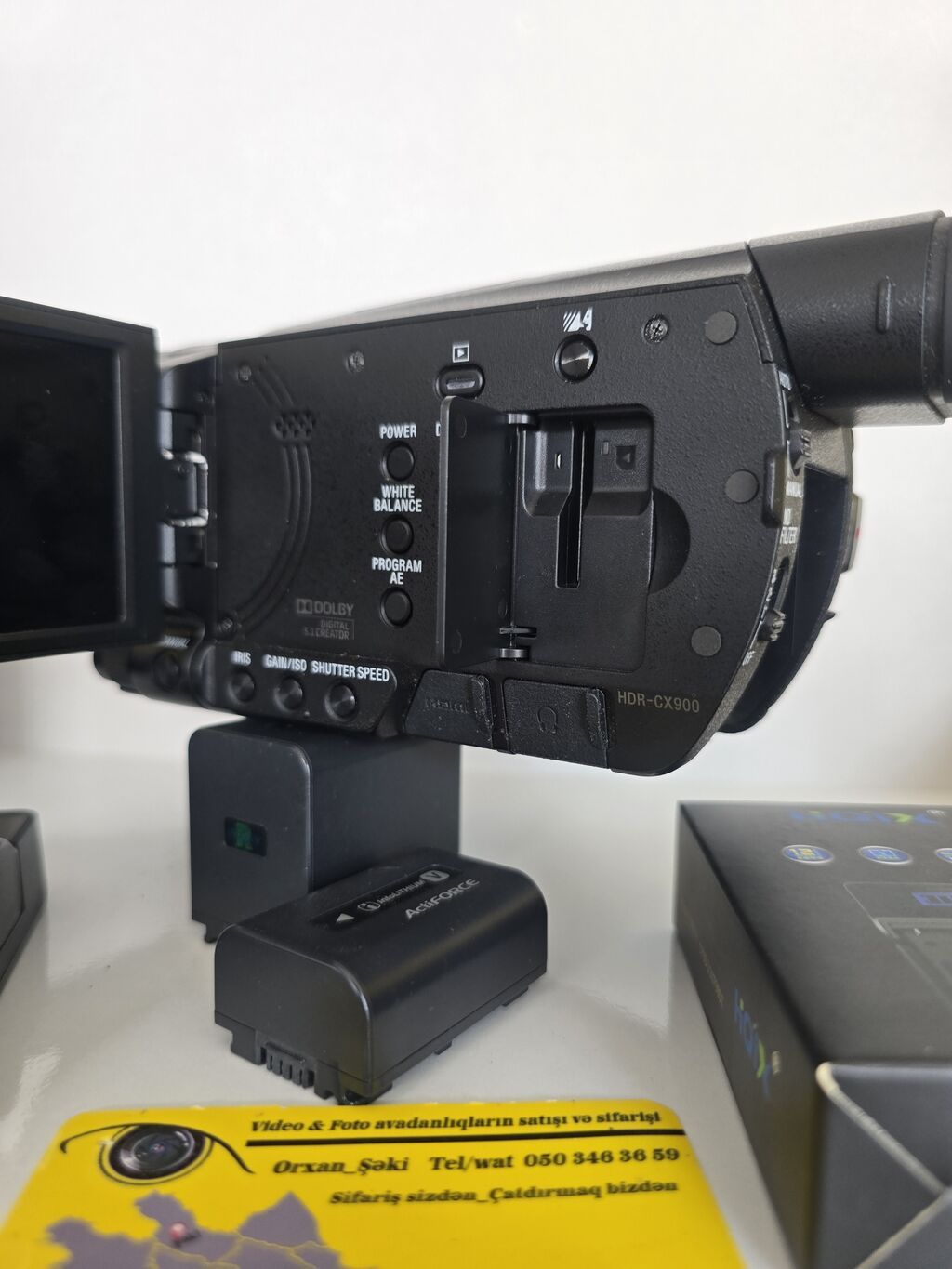 Sony CX900 FullHD 1920/1080 video kamera. Gəlmədir Azərbaycanda — Video kamera, Şəki (5)