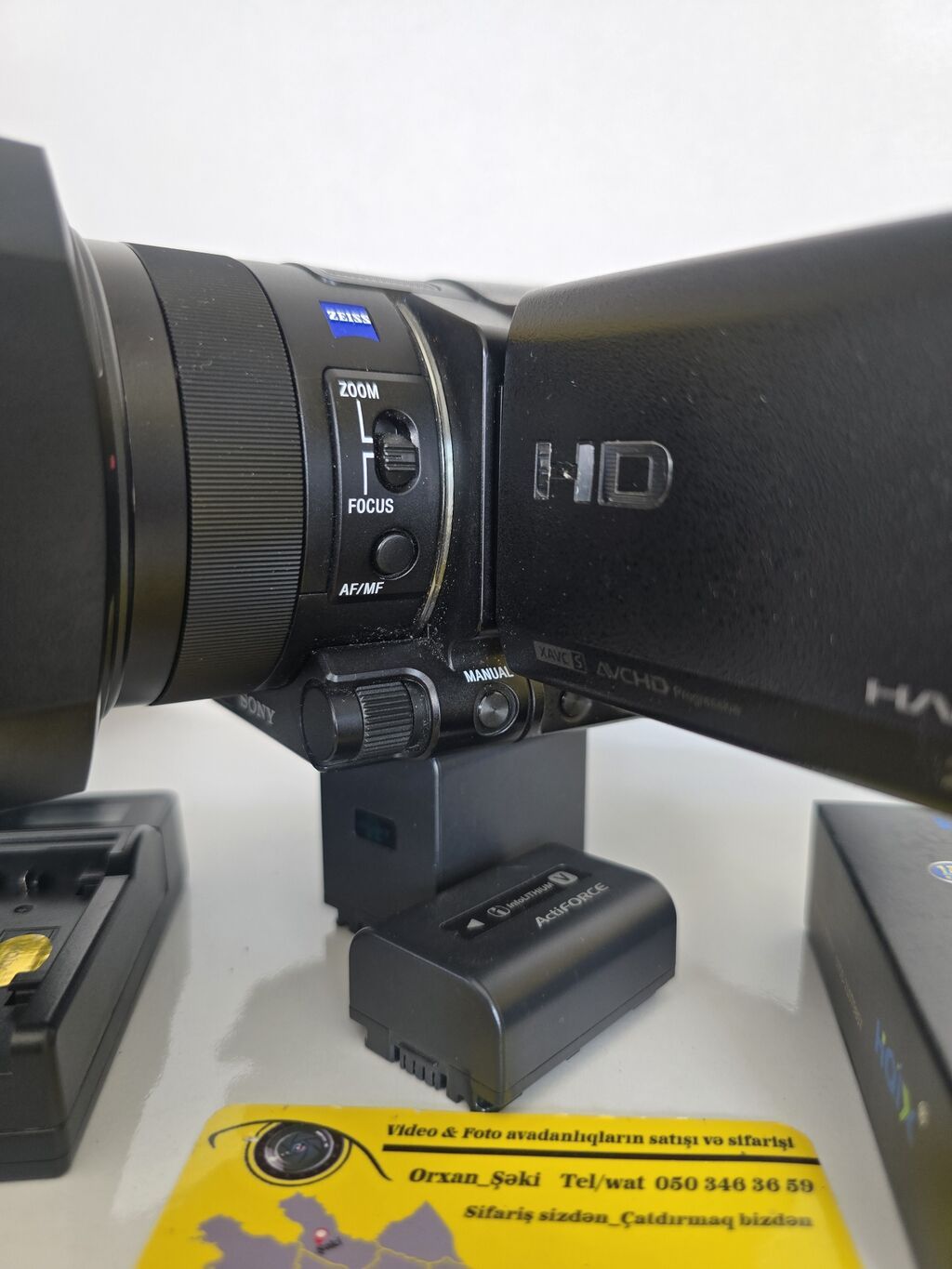Sony CX900 FullHD 1920/1080 video kamera. Gəlmədir Azərbaycanda — Video kamera, Şəki (4)