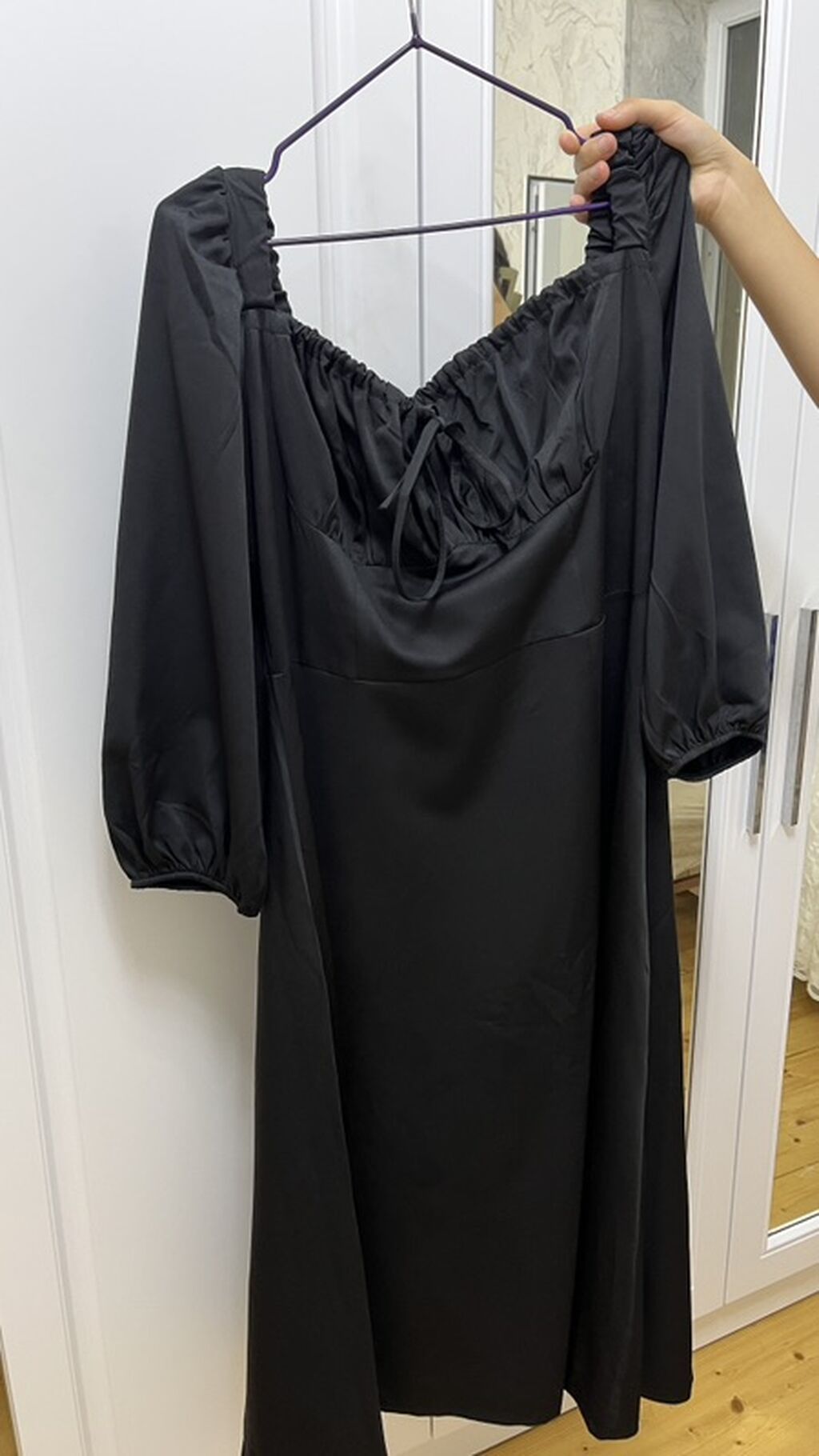 Qara midi don — Fashion & Collection, ölçü 50,70azn alınıb — Axşam paltarları, Digah (2)