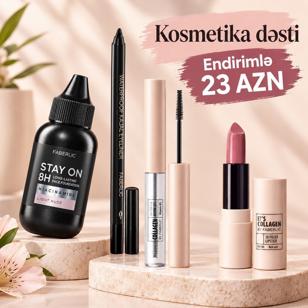 Faberlıc kosmetika və baxım dəstləri 1) Hədiyyəlik La Crème “Şaftalı” — Kosmetik və parfüm dəstləri, Bakı (2)