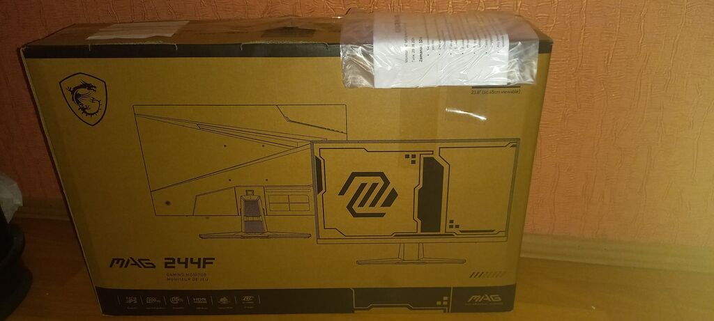 MSI MAG 244F – 23.8" oyun monitoru Əsas xüsusiyyətlər: - Ekran — Monitorlər, Bakı (2)