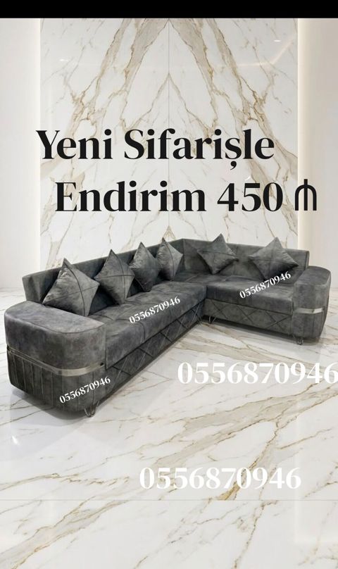 Künc divan, Yeni, Açılan, Bazalı, Parça, Şəhərdaxili pulsuz çatdırılma — Bakı