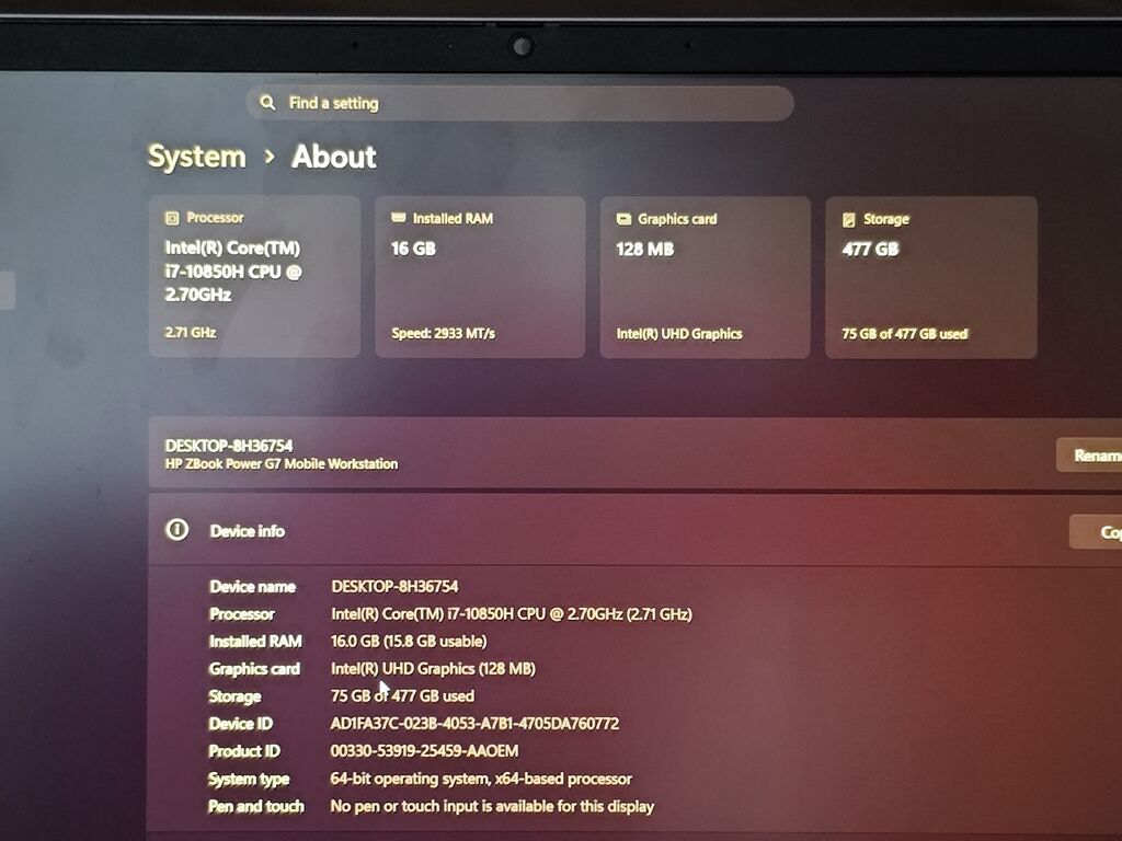 HP ZBook – peşəkar mobil iş stansiyası - Model: HP ZBook (15.6" — HP, Bakı (5)