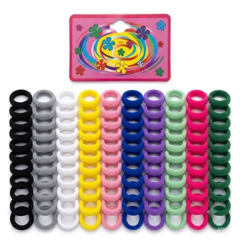 Saç rezini dəsti Accessorize, rəngbərəng, parça, 100 əd — Bakı