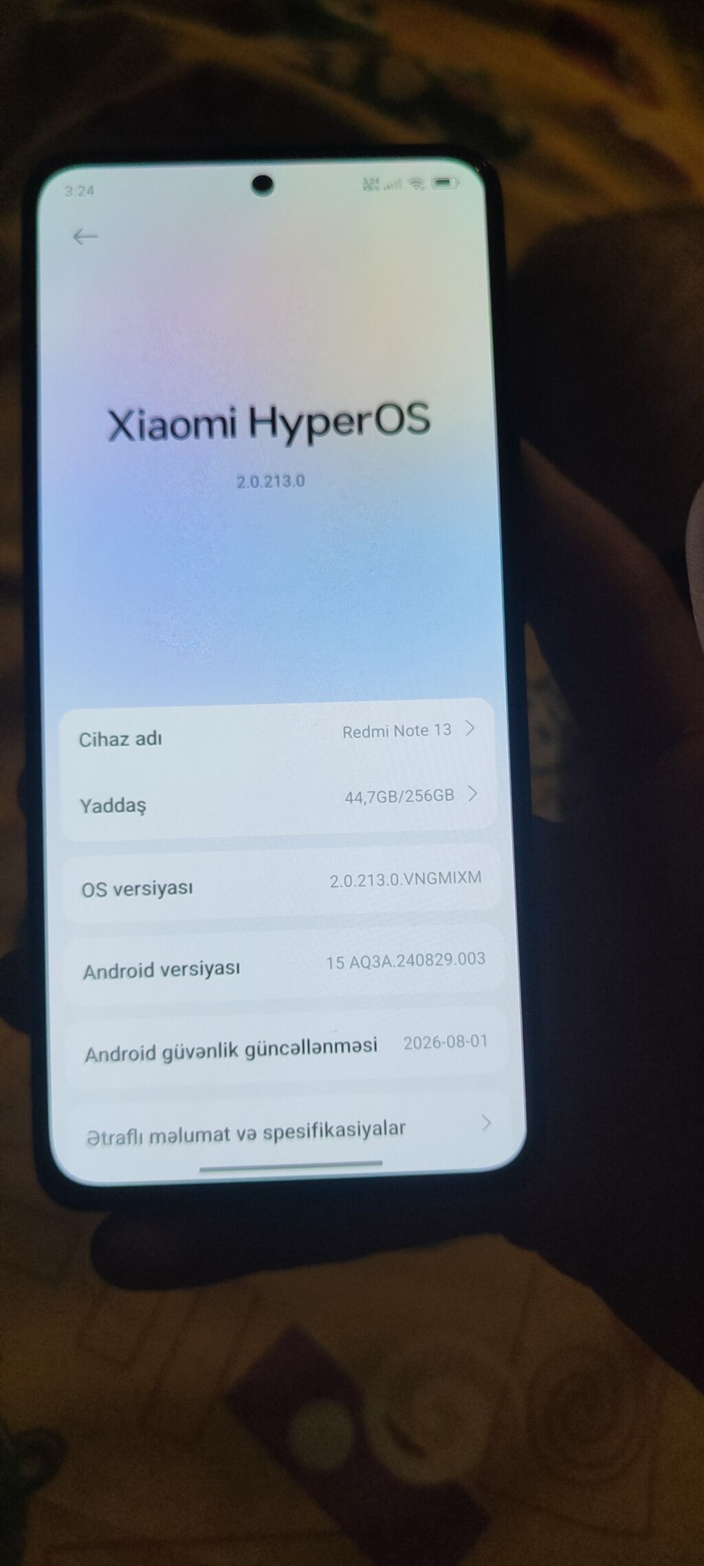 Redmi Note 13, 256 GB, rəng - Qara, Zəmanət, Sensor, Barmaq izi — Xiaomi, Bakı (4)