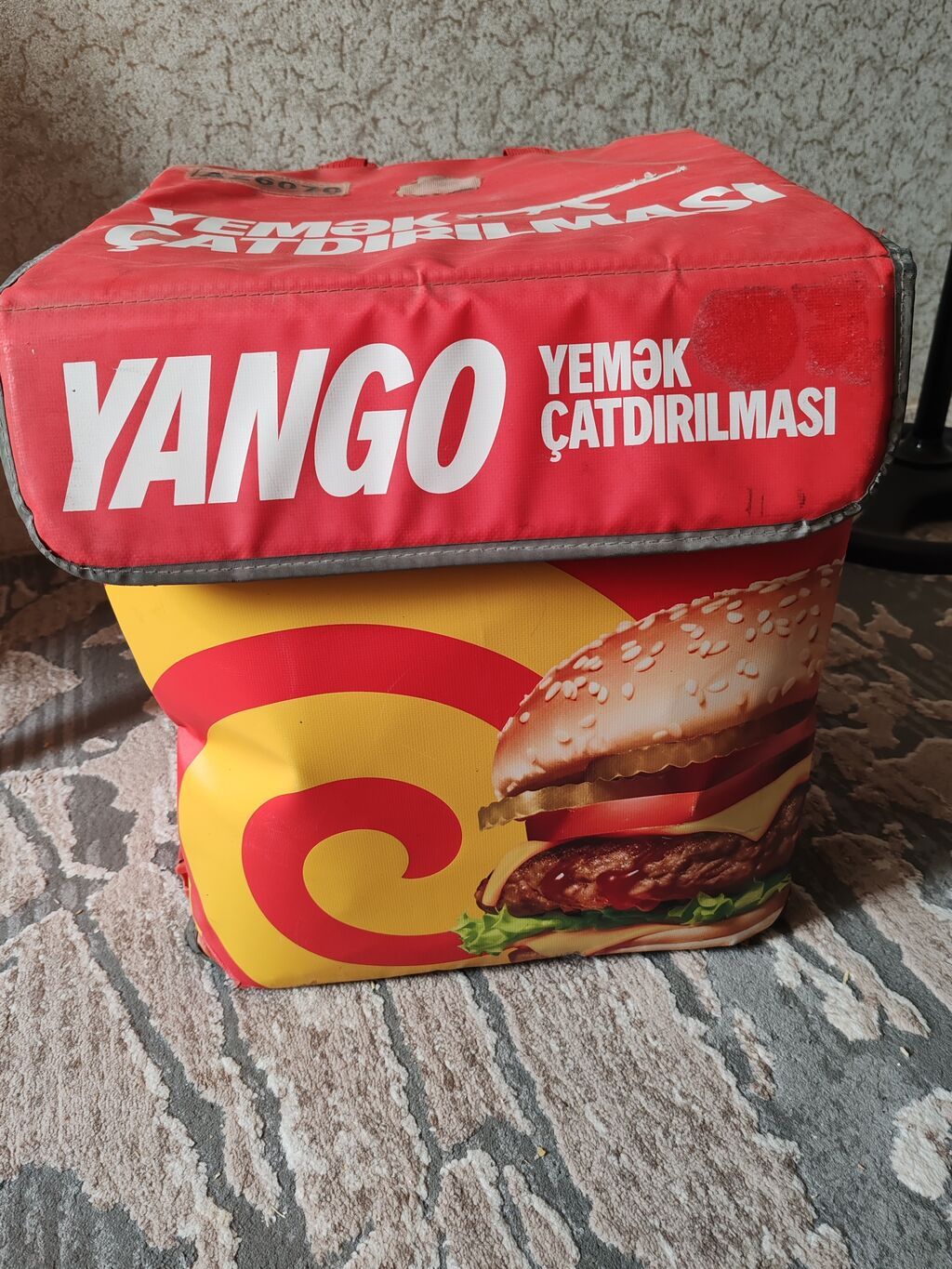 Yemək çatdırılması üçün termo kürək çantası – Yango brendi — Digər, Sumqayıt