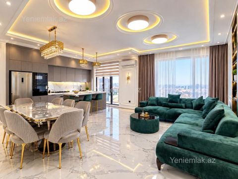 Kirayə 4 otaqlı Bina evi menzil (Yeni tikili), 160 m², Nərimanov rayonu — Bakı