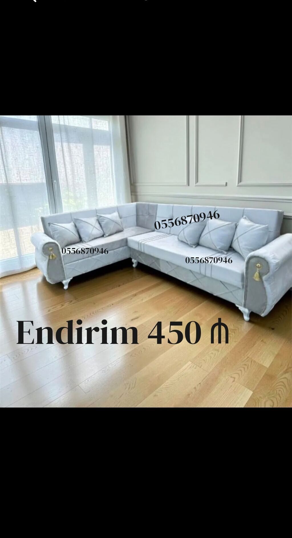Künc divan, Yeni, Açılan, Bazalı, Parça, Şəhərdaxili pulsuz çatdırılma — Divanlər, Bakı (4)
