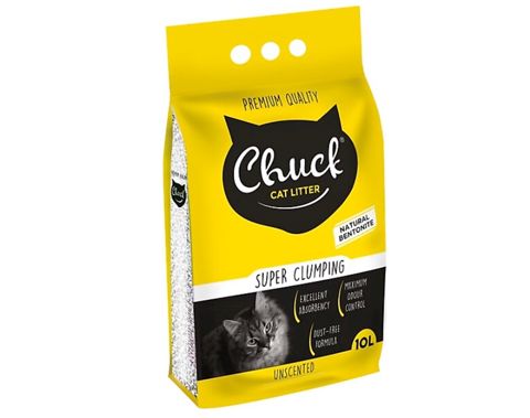 Pişik tualeti üçün doldurucu Chuck Cat Litter Unscented 10 l — Bakı