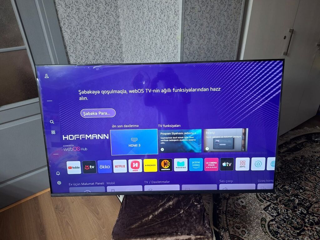 Yeni Televizor Hoffmann LED ekran 55" 4K (3840x2160) — Televizorlar, Bakı (3)