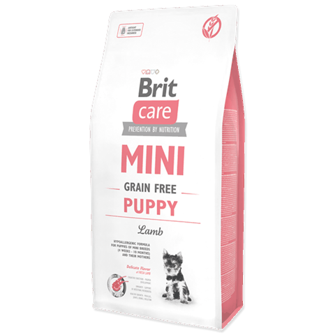 Quru yem küçüklər üçün Brit Care Mini Grain Free Puppy xırda cinslər üçün 7 kq — Bakı
