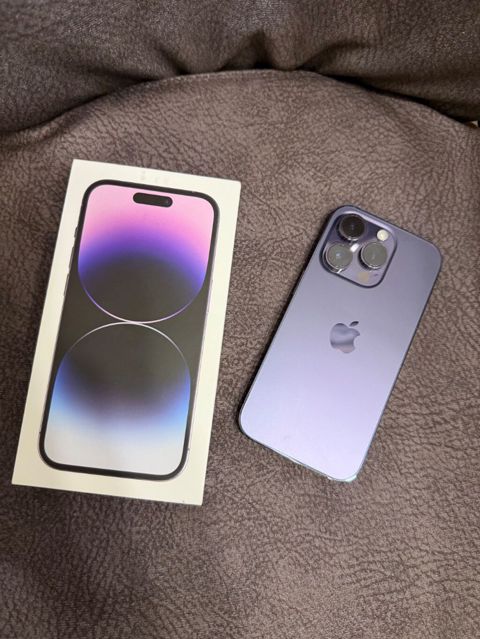 IPhone 14 Pro, 128 GB, Deep Purple, Barmaq izi, Face ID — Bakı