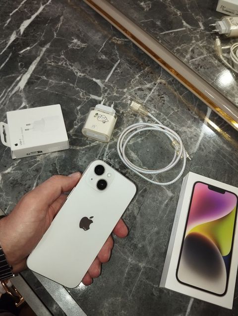 IPhone 14, Ağ, Face ID — Digah