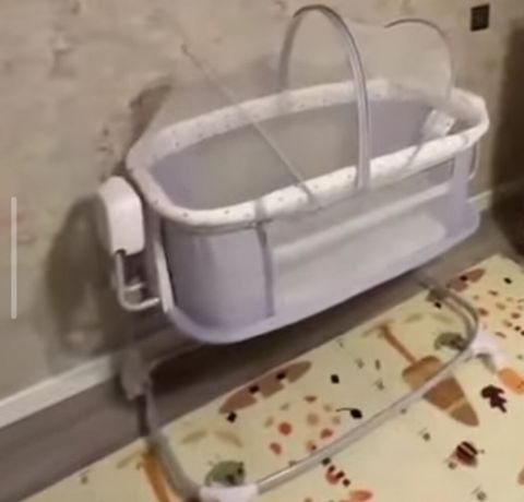 Oğlan və qız üçün, İşlənmiş, Dördbucaq, Beşik, Matras ilə, Yellənmə mexanizmi ilə — Bakı