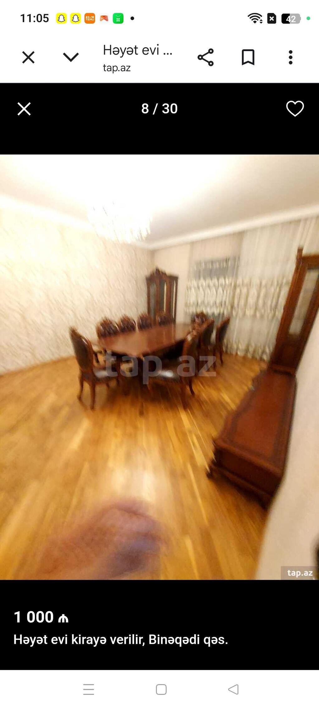 150 kv. m, 6 otaqlı, İnternet, Telefon, İşıq — Ev, villa, Bakı (9)
