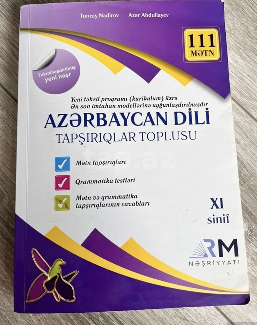 Məhsul: “Azərbaycan dili – Tapşırıqlar toplusu” (XI sinif) Müəlliflər — Kitablar, Xırdalan