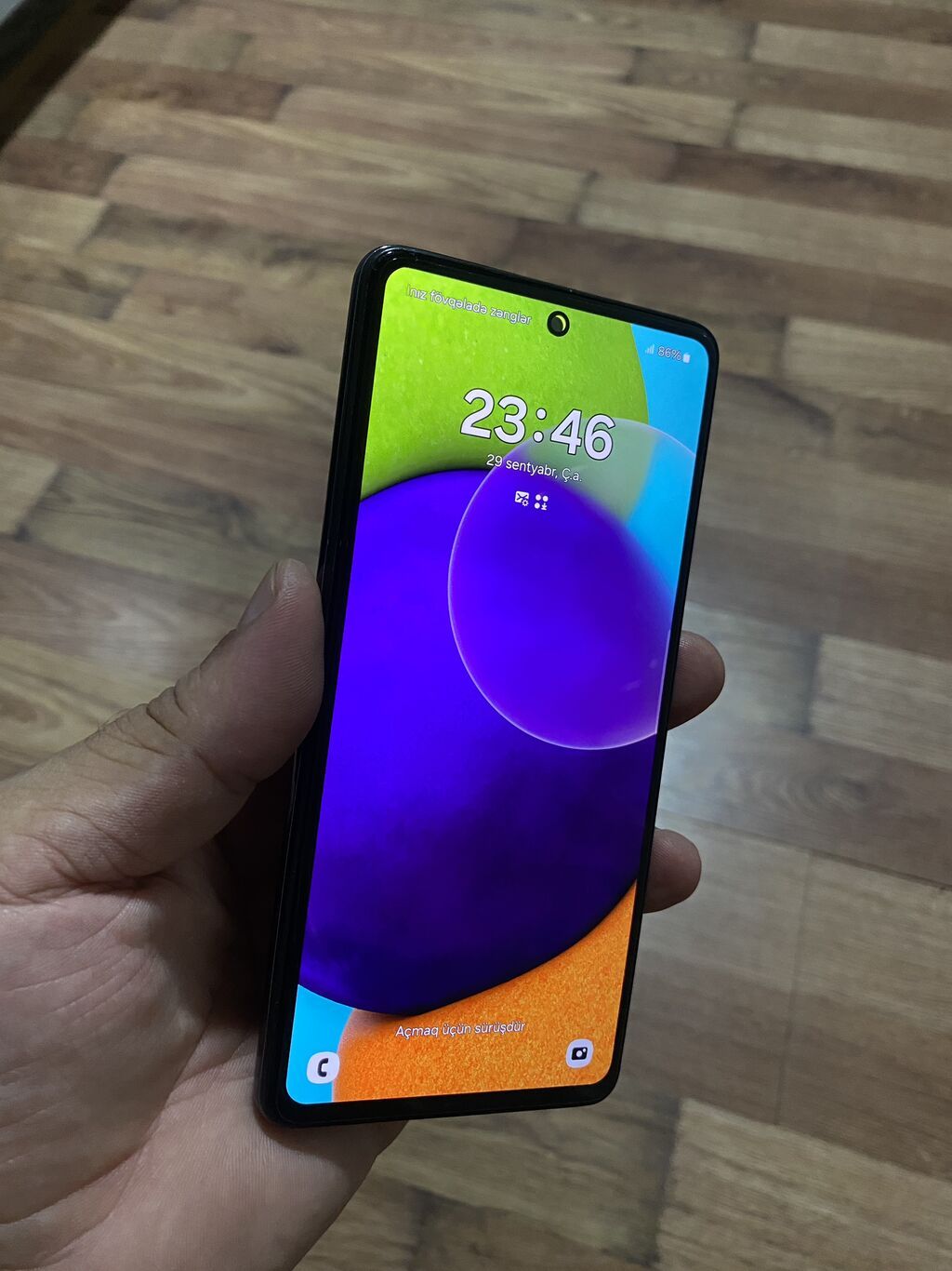 Samsung Galaxy A52, 128 GB, rəng - Qara, Face ID — Samsung, Lənkəran (2)