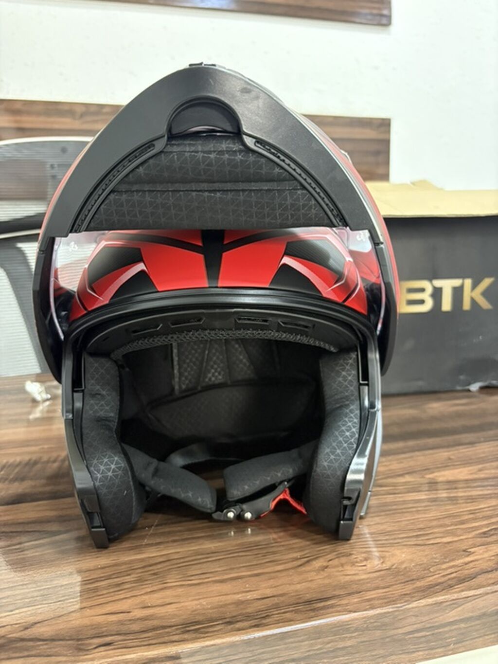 Moto kask – modul tipli (çənə hissəsi qaldırılan), inteqrasiya olunmuş — Motosiklet geyimi, Bakı (3)