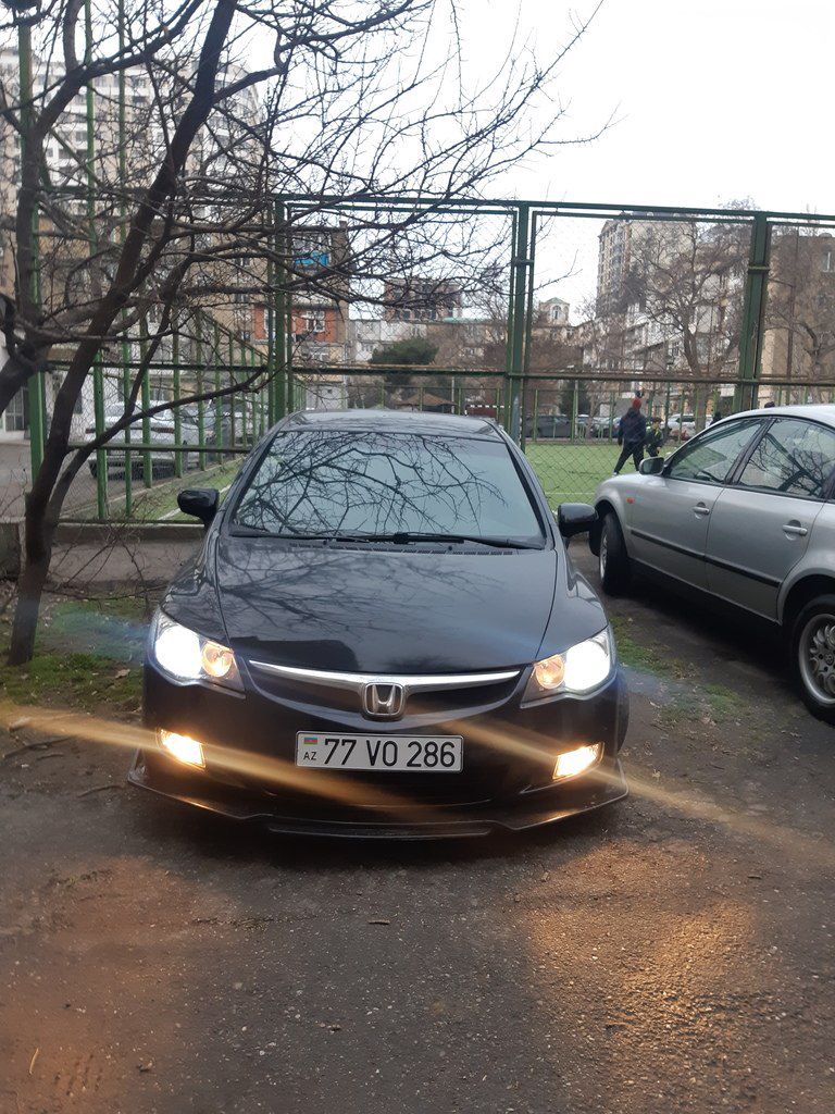 Honda Civic, 1.8 L, 2008 il, 198 000 km 77-VO-286 — Avtomobillər, Bakı