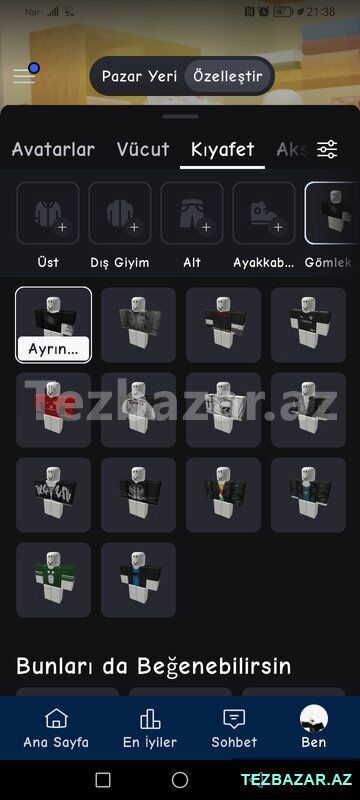 Roblox hesabı üzbəüz ələ verilir güvənlidir — Oyunlar, konsollər və proqramlar, Bakı (9)